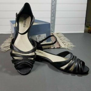 "Sandra" Black Strappy Sandals JBD-0512